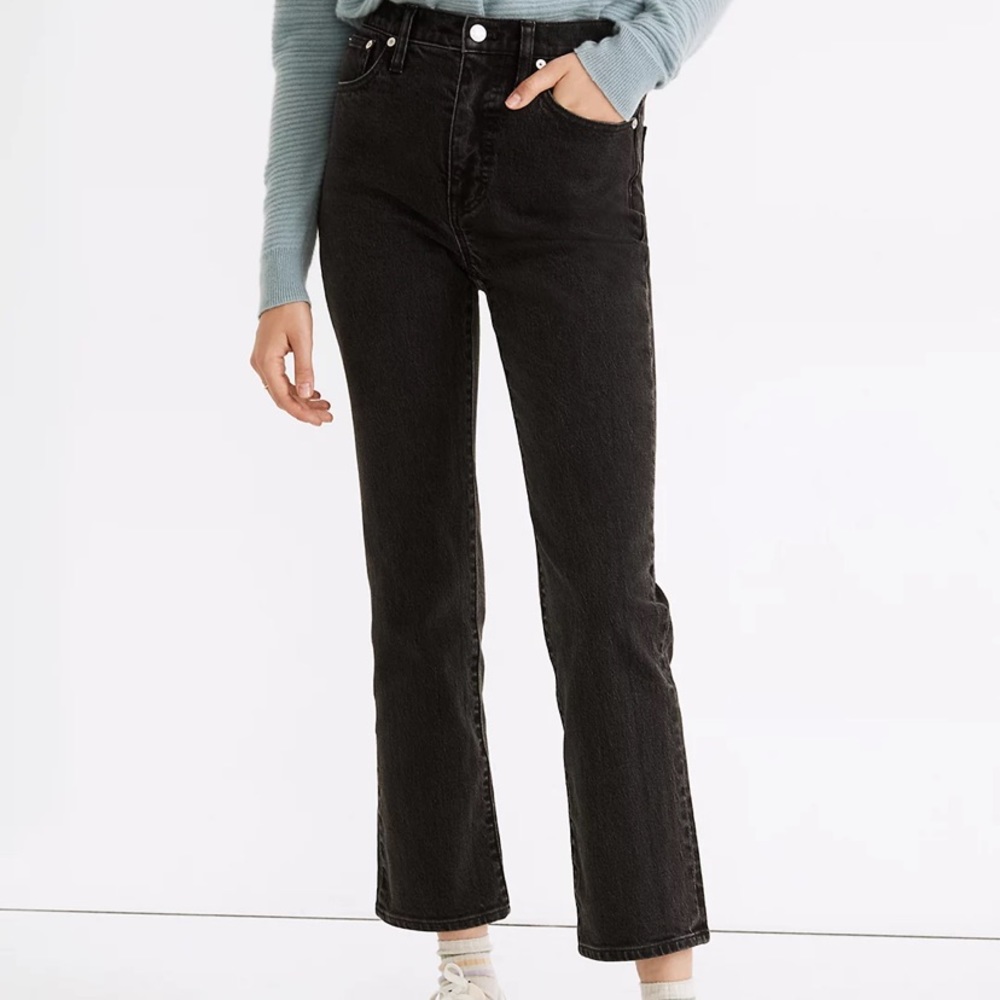 MADEWELL jeans in black Cali Demi boot- size 27